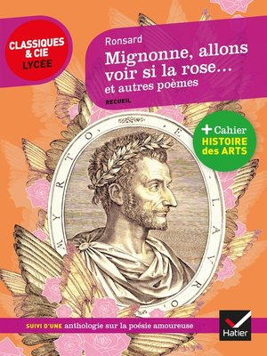 cover image of Mignonne allons voir si la rose et autres poèmes